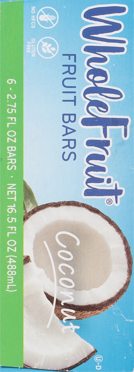 slide 3 of 12, Whole Fruit Coconut Fruit Bars 6 - 2.75 fl oz Bars, 6 ct