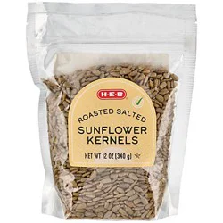 H-E-B Roasted Salted Sunflower Kernels