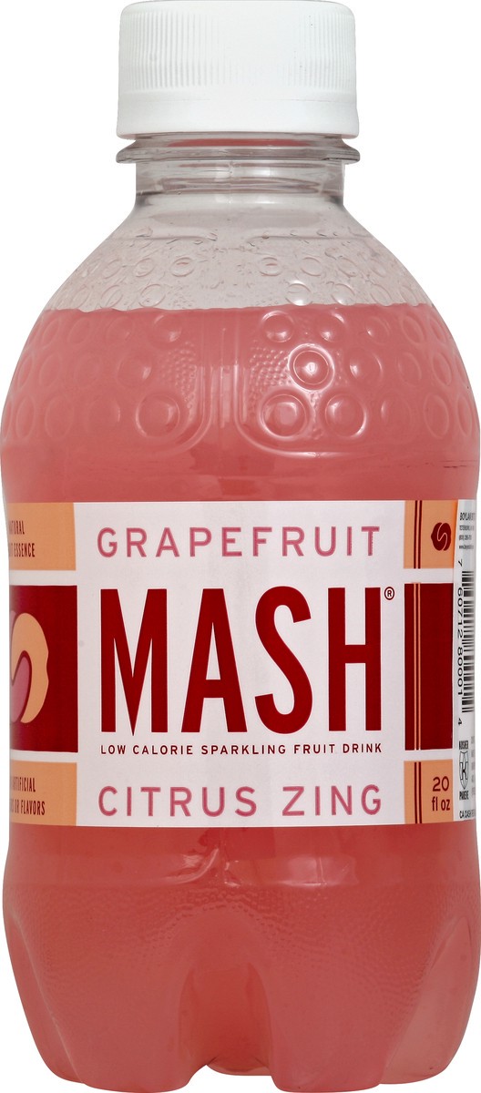 slide 3 of 4, MASH Grapefruit Citrus Zing Sparkling Fruit Drink 16 fl oz, 20 fl oz