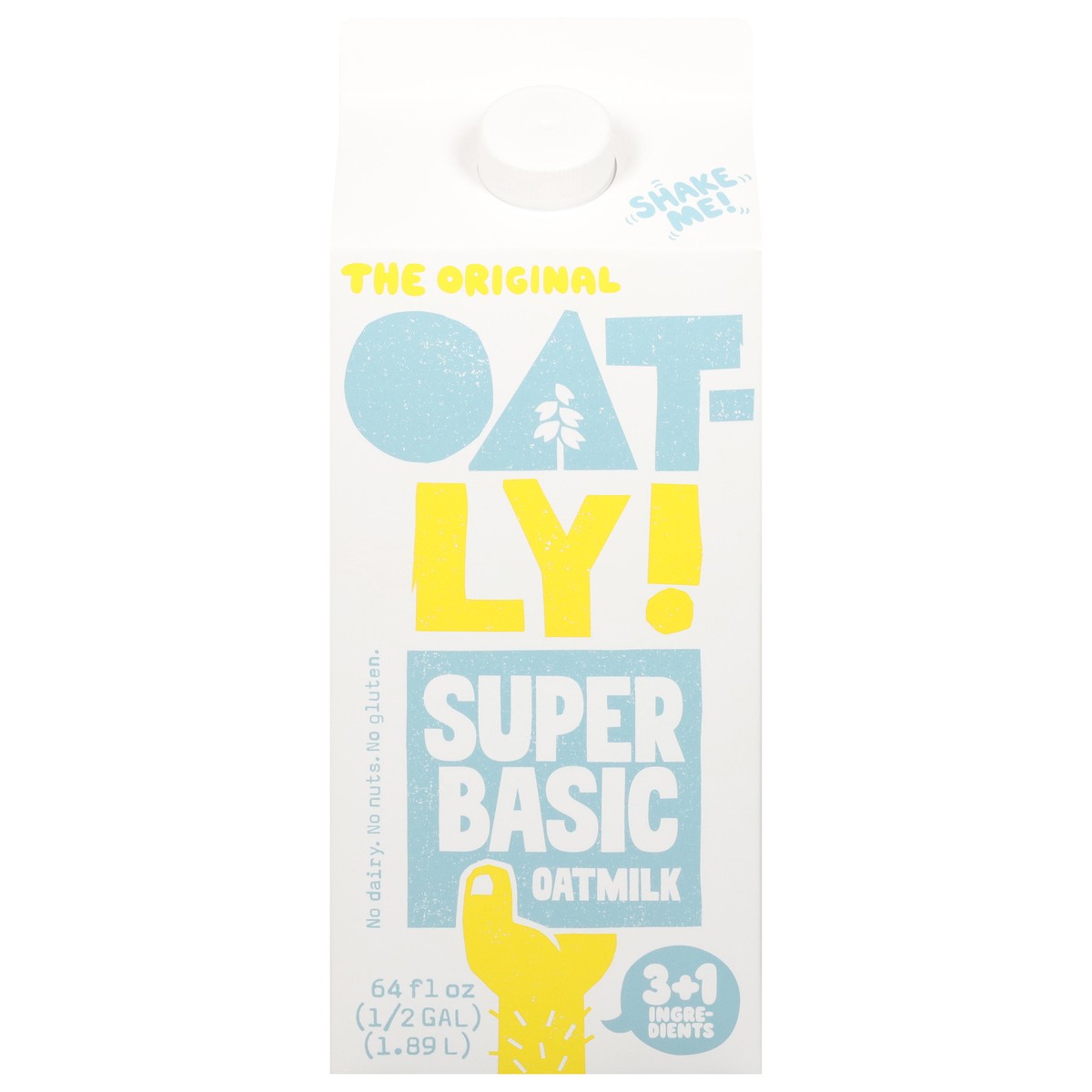 slide 1 of 6, Oatly The Original Super Basic Oatmilk 64 fl oz, 64 fl oz