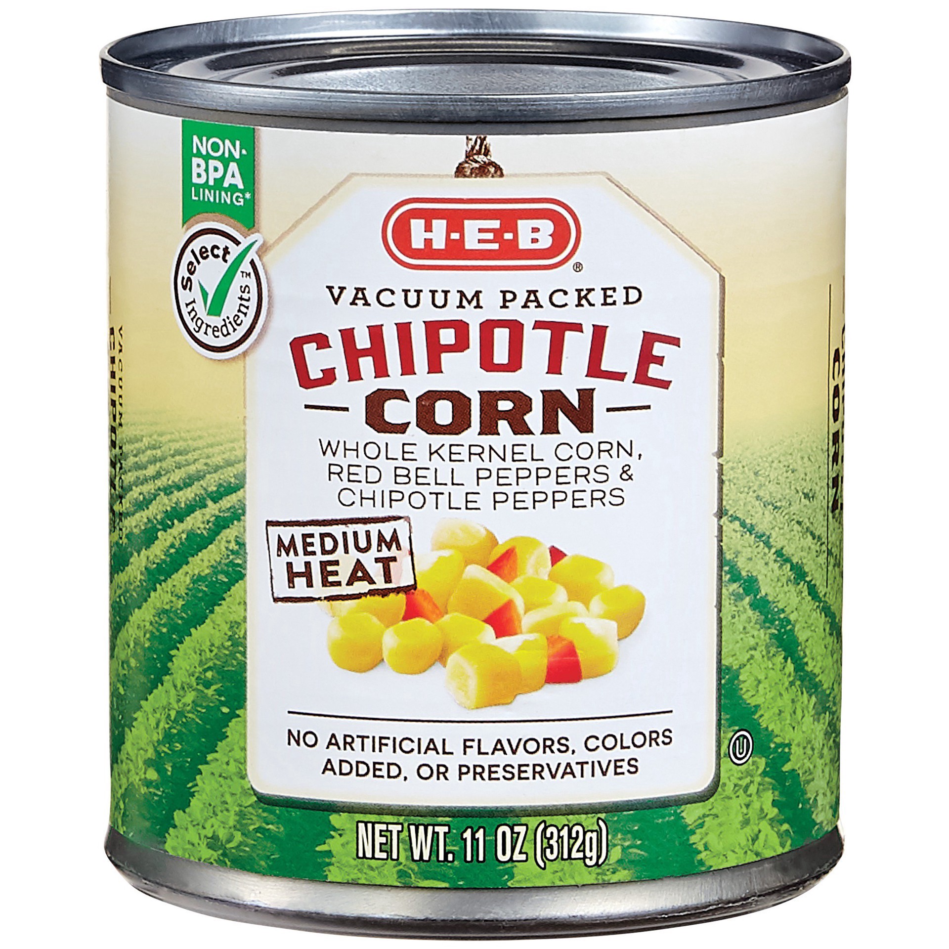 slide 1 of 1, H-E-B Chipotle Corn, 11 oz