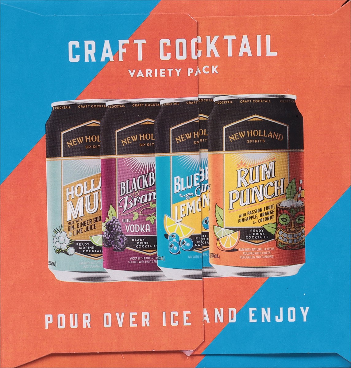 slide 2 of 12, New Holland Spirits Craft Cocktail Variety Pack 8 - 12 fl oz Cans, 8 ct