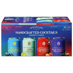 New Holland Spirits Craft Cocktail Variety Pack, 8 - 12 fl oz Cans