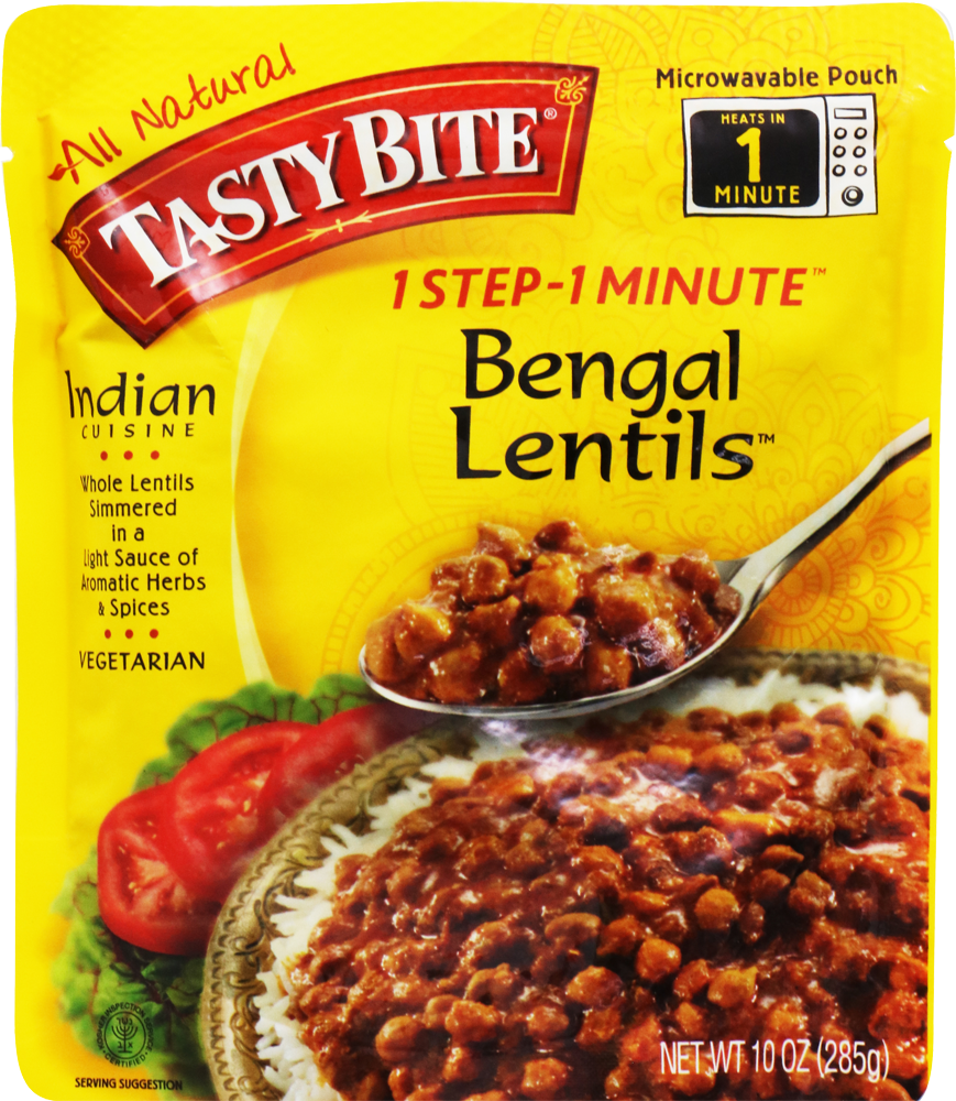 slide 1 of 2, Tasty Bite Bengal Lentils, 10 oz