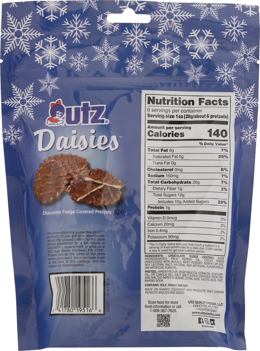 slide 3 of 9, Utz 6 oz Utz Milk Chocolate Daisies Pretzels, 6 oz