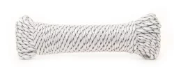 Mibro Kingcord Polyester Diamond Braid White & Gray