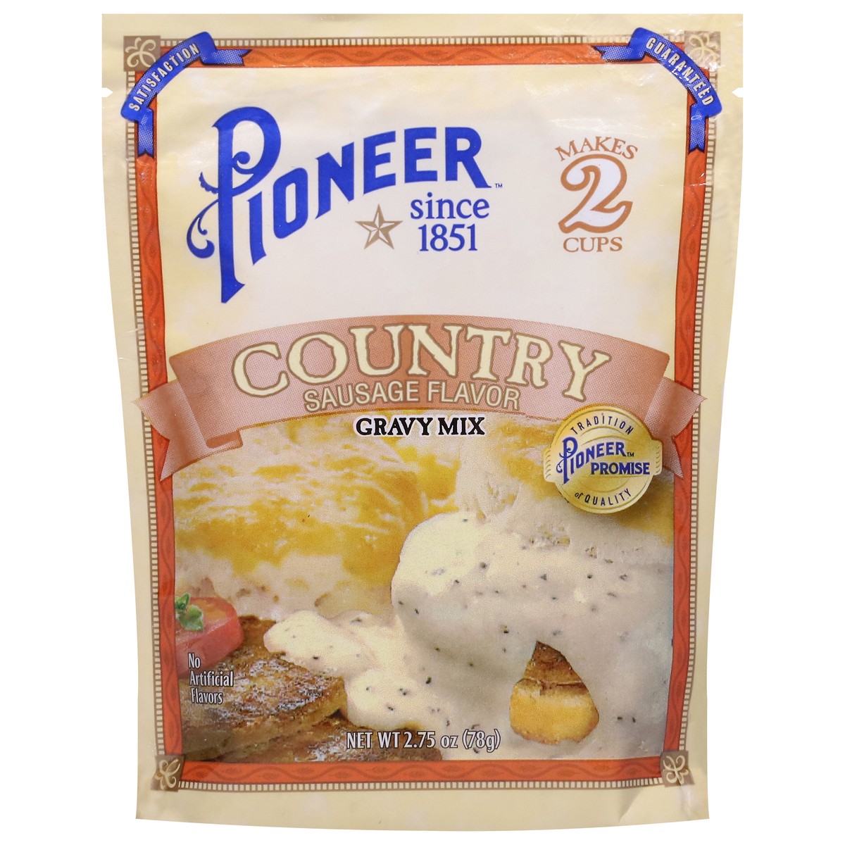 slide 9 of 14, Pioneer Country Sausage Flavor Gravy Mix 2.75 oz, 2.75 oz