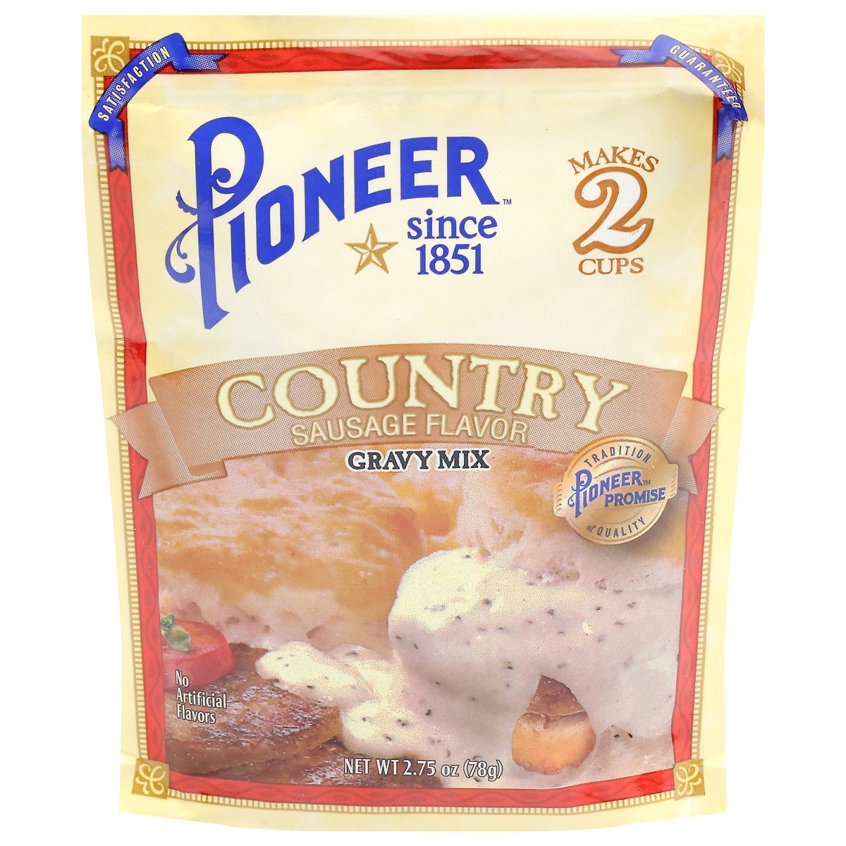 slide 1 of 14, Pioneer Country Sausage Flavor Gravy Mix 2.75 oz, 2.75 oz