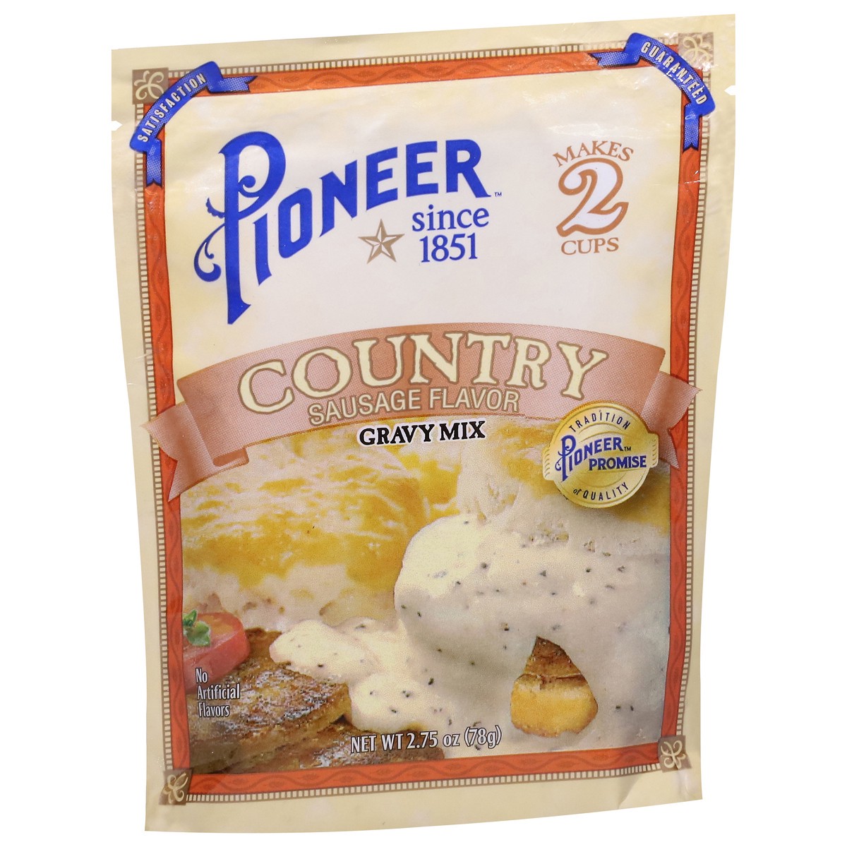 slide 10 of 14, Pioneer Country Sausage Flavor Gravy Mix 2.75 oz, 2.75 oz