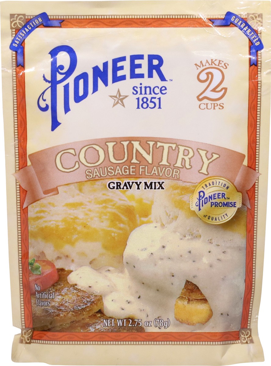 slide 13 of 14, Pioneer Country Sausage Flavor Gravy Mix 2.75 oz, 2.75 oz