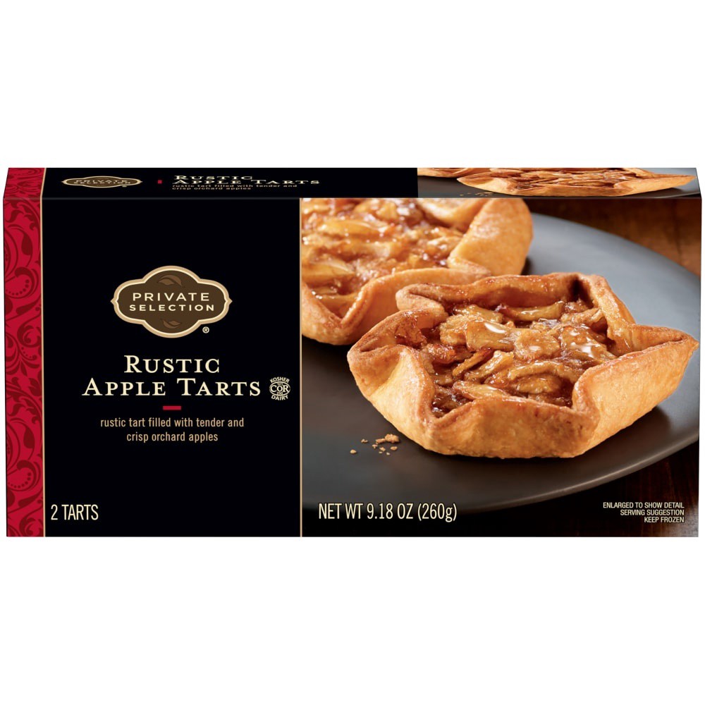 slide 2 of 3, Private Selection Rustice Apple Tarts, 2 ct; 4.59 oz