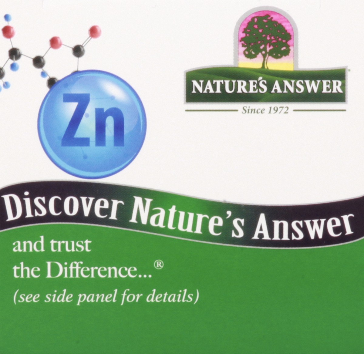 slide 10 of 13, Nature's Answer 25 mg Vegetarian Capsules Zinc Plus 60 ea, 60 ct