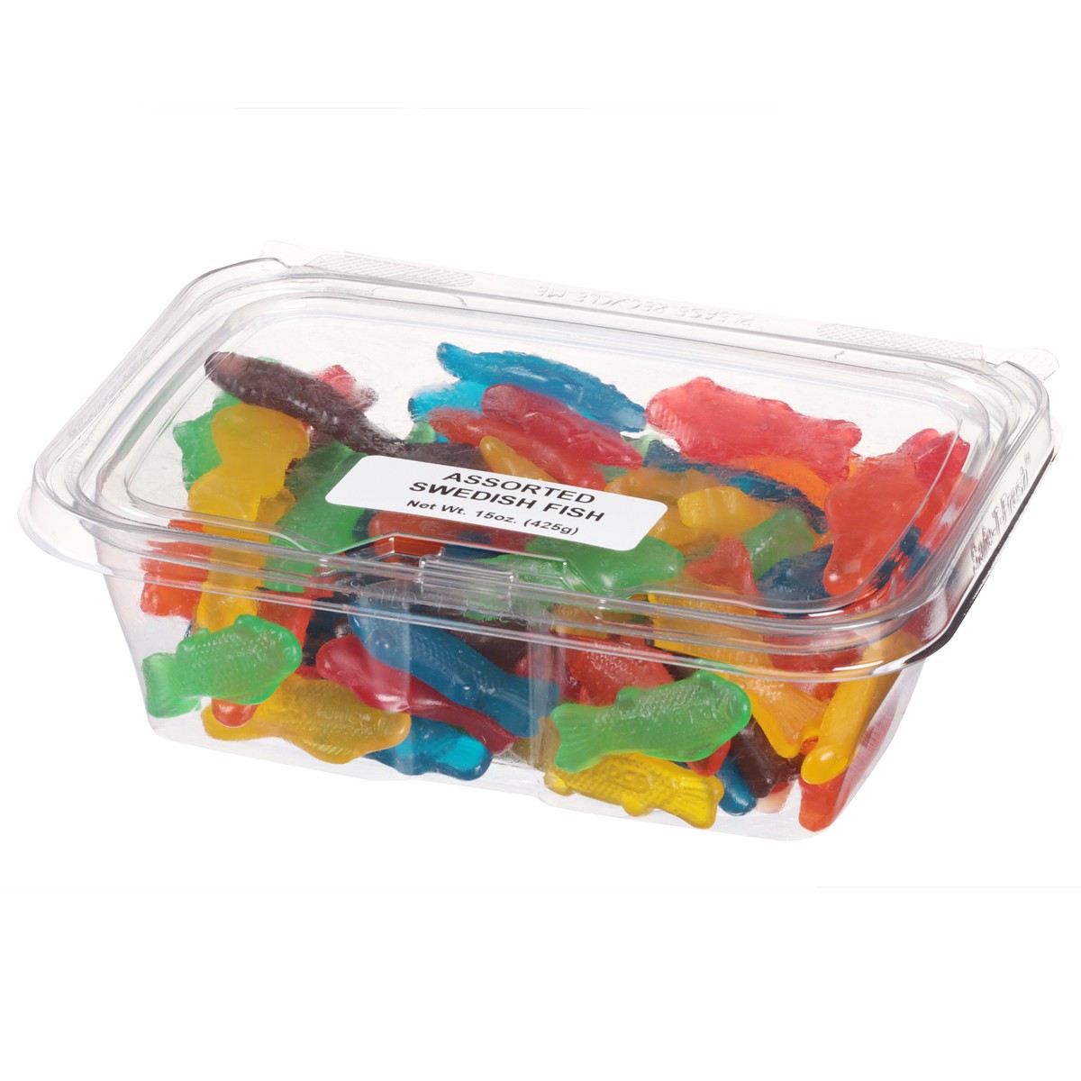 slide 8 of 9, JLM Manufacturing Swedish Fish Assorted Candy 15 oz, 15 oz