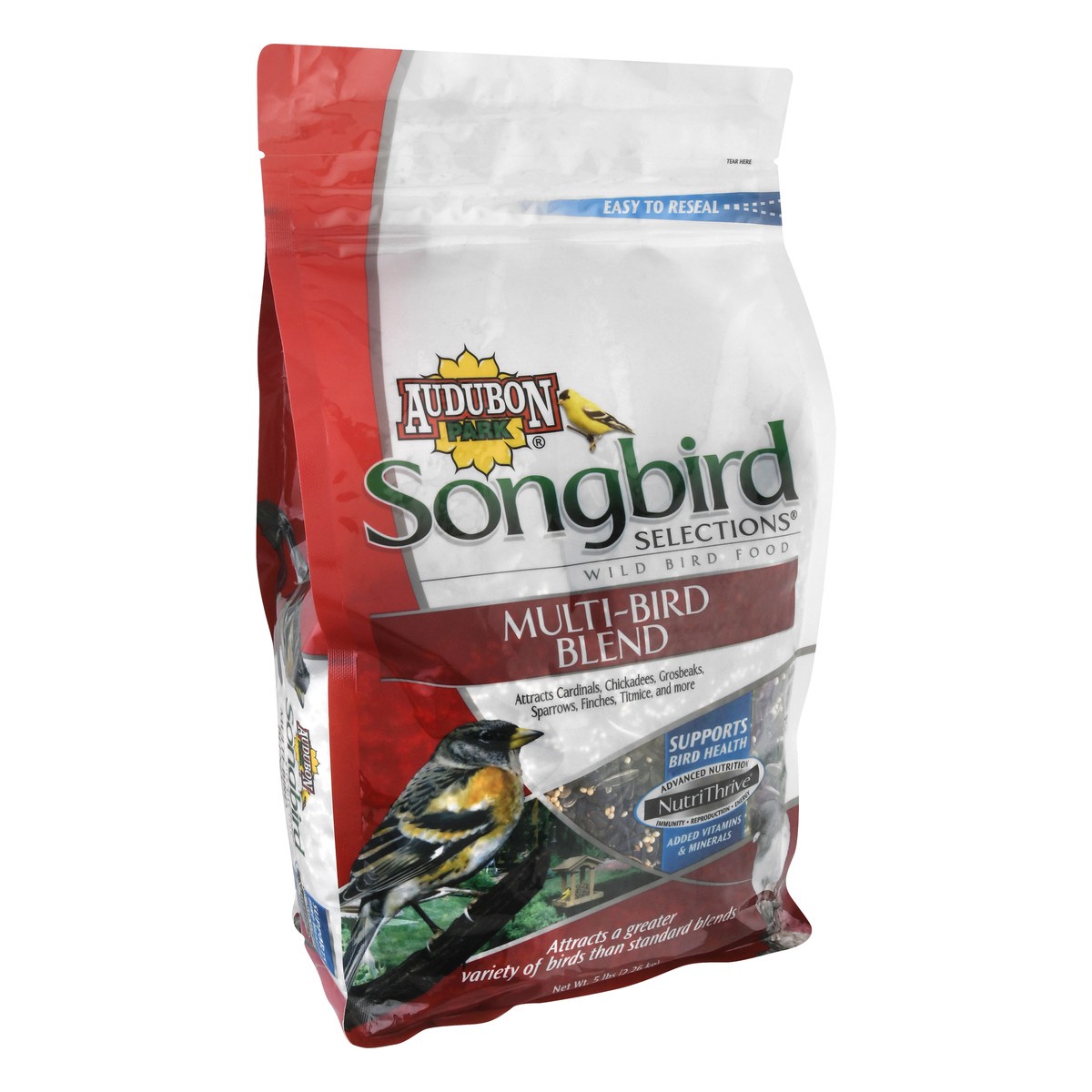 slide 7 of 9, Audubon Park Songbird Selections Wild Multi-Bird Blend Bird Food 5 lb, 5 lb