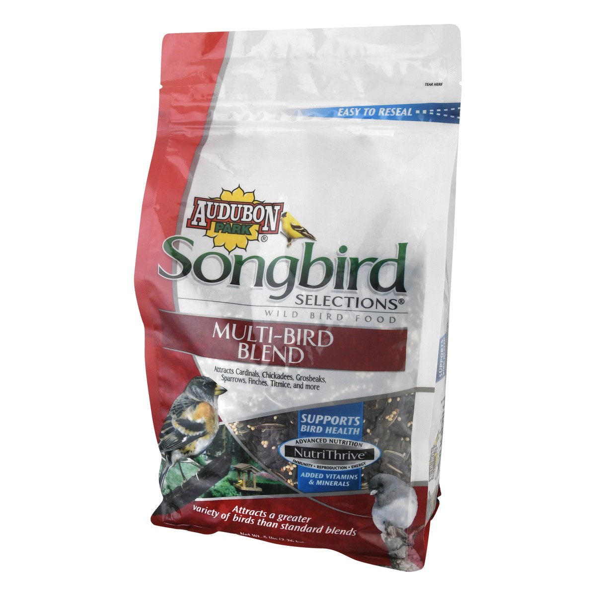 slide 5 of 9, Audubon Park Songbird Selections Wild Multi-Bird Blend Bird Food 5 lb, 5 lb