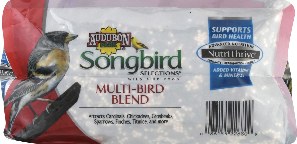 slide 8 of 9, Audubon Park Songbird Selections Wild Multi-Bird Blend Bird Food 5 lb, 5 lb