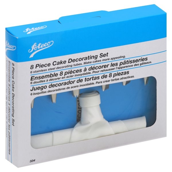 slide 1 of 4, Ateco Cake Decorating Set, 1 ct