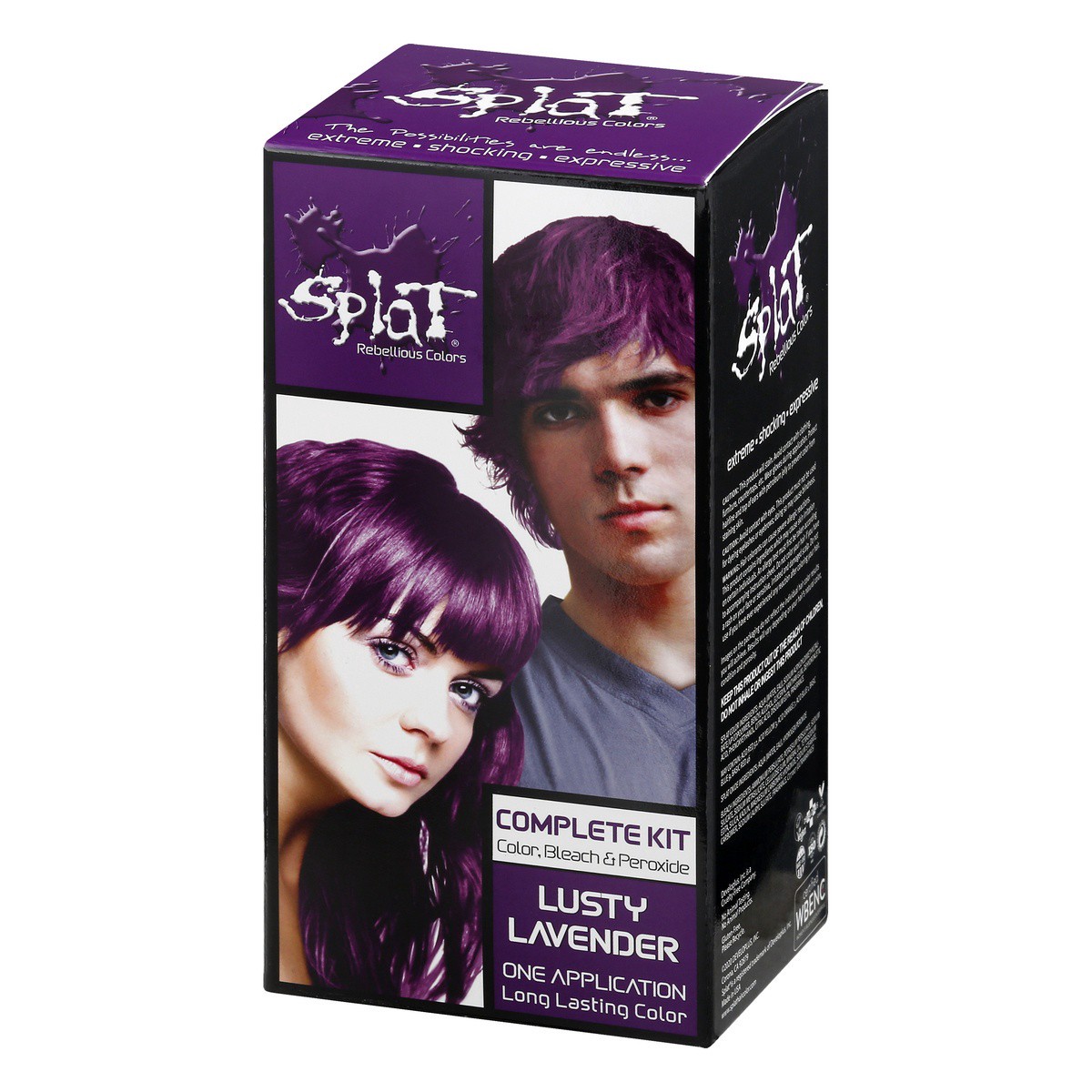 slide 5 of 9, Splat Lusty Lavender Hair Color Kit - Each, 1 ct