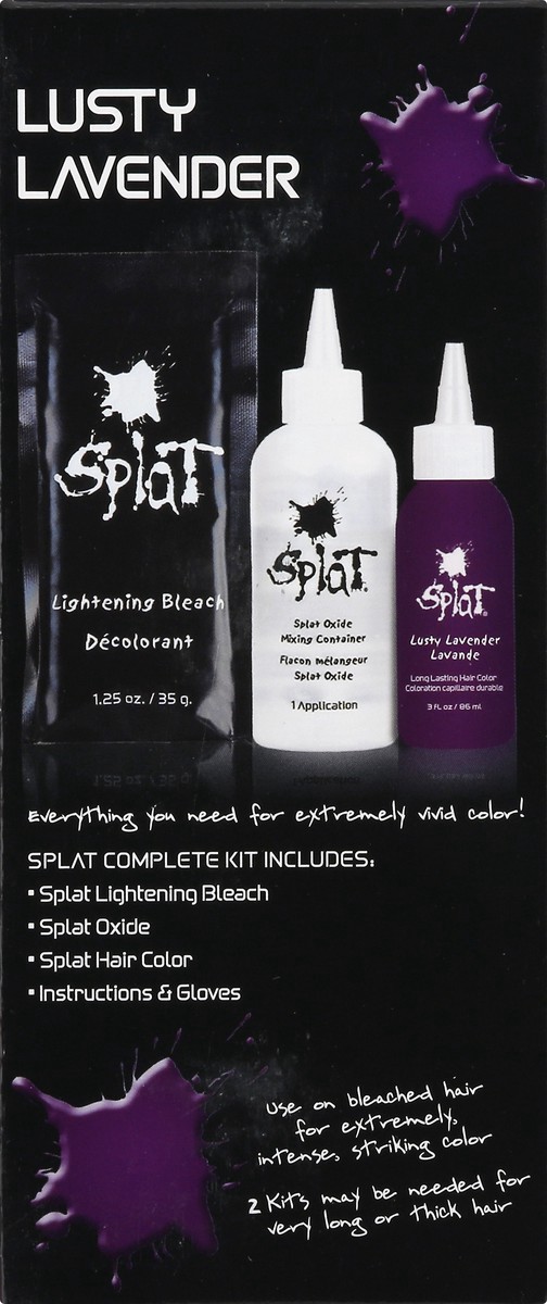 slide 8 of 9, Splat Lusty Lavender Hair Color Kit - Each, 1 ct