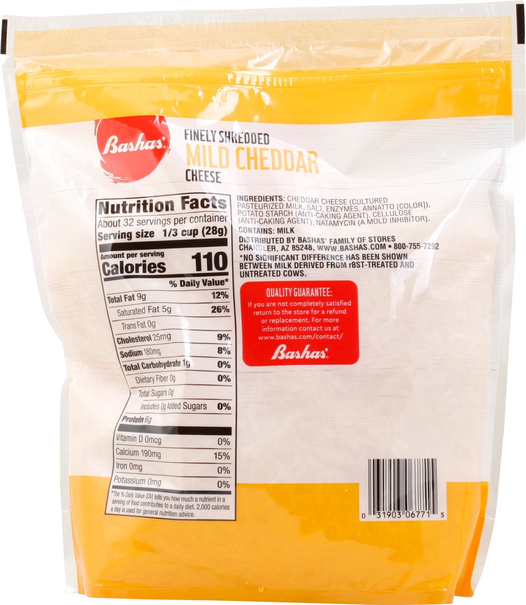 slide 3 of 13, Bashas Fine Shred Mild Cheddar, 32 oz