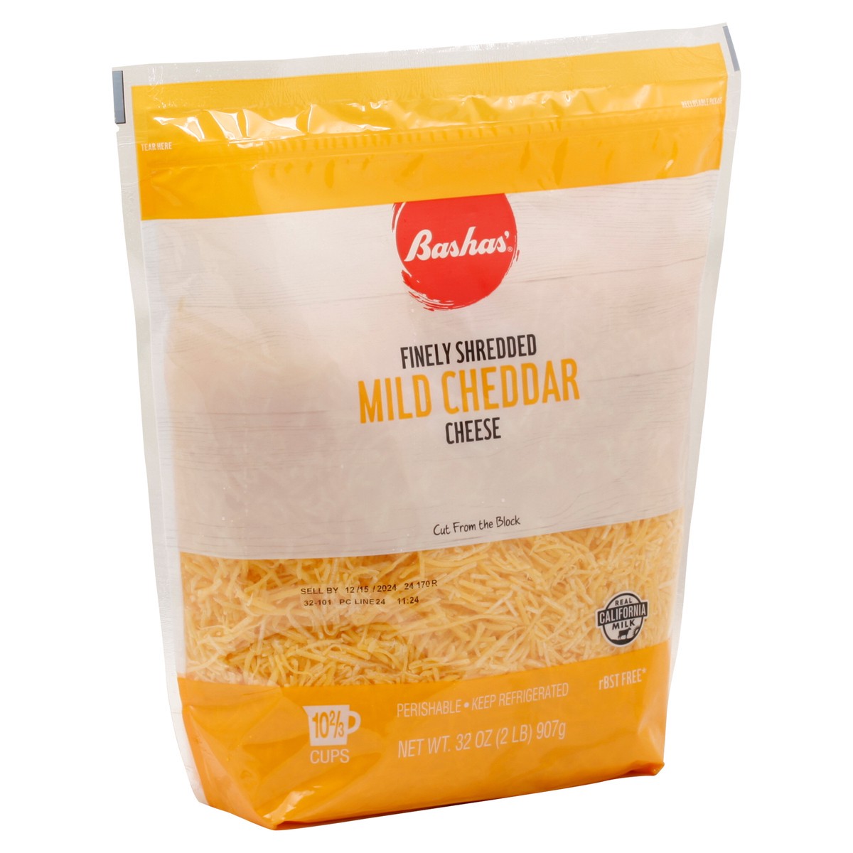 slide 4 of 13, Bashas Fine Shred Mild Cheddar, 32 oz