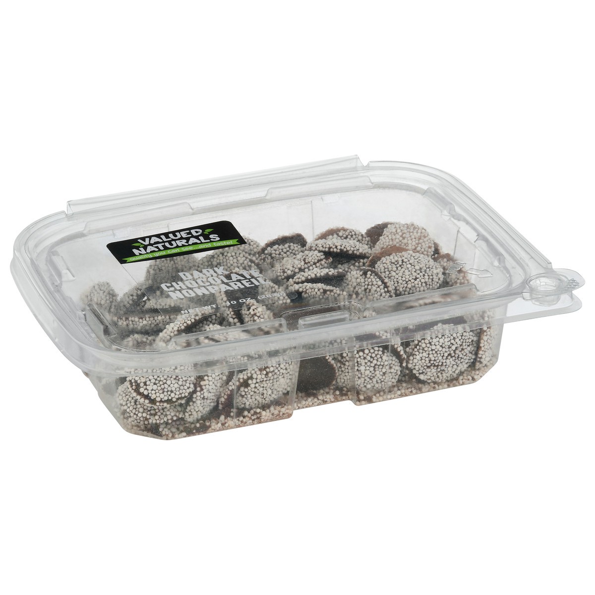 slide 7 of 12, Valued Naturals Nonpareil Dark Chocolate 10 oz, 10 oz