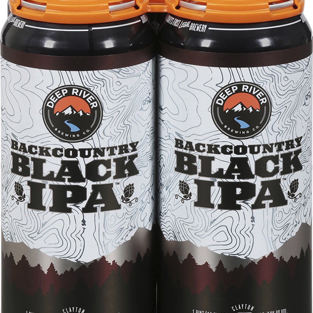 slide 1 of 1, Deep River Backcountry Black Ipa, 4 ct; 16 oz
