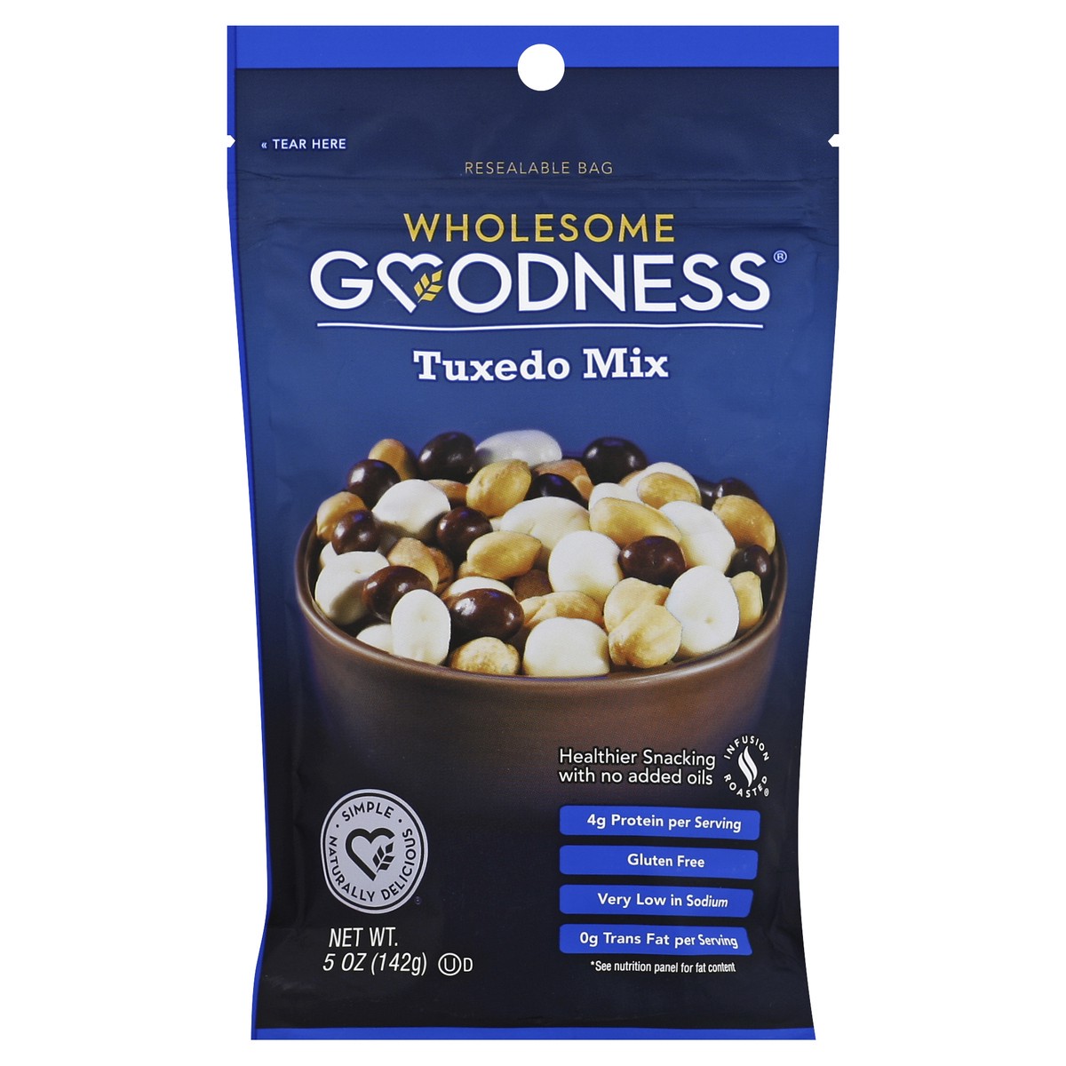 slide 5 of 5, Wholesome Goodness Tuxedo Mix 5 oz, 5 oz