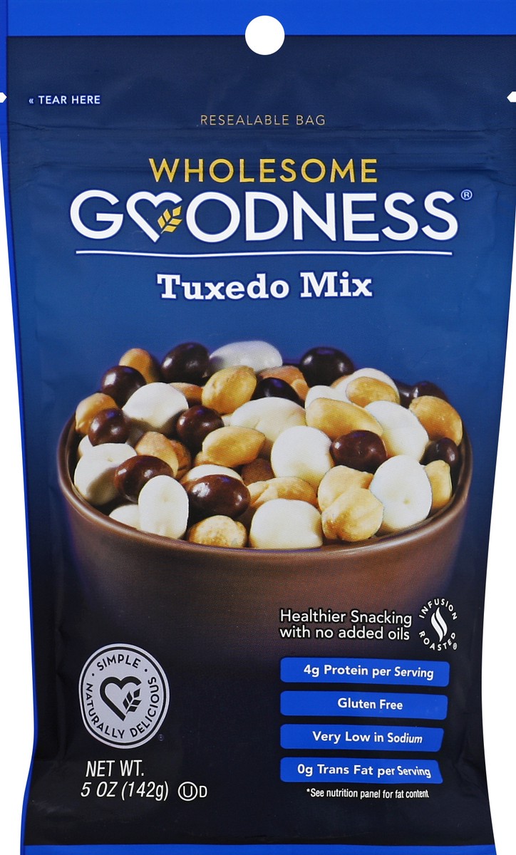 slide 3 of 5, Wholesome Goodness Tuxedo Mix 5 oz, 5 oz