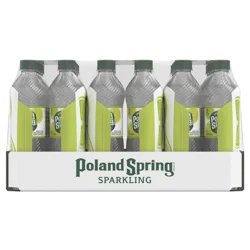 Poland Spring Sparkling Water, Zesty Lime- 16.9 fl oz