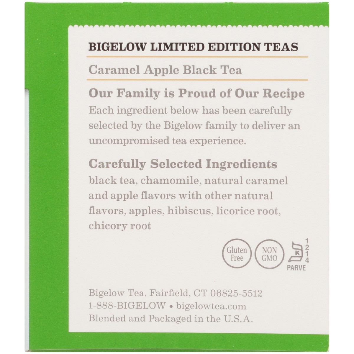 slide 6 of 9, Bigelow Caramel Apple Black Tea - 18 ct, 1.23 oz