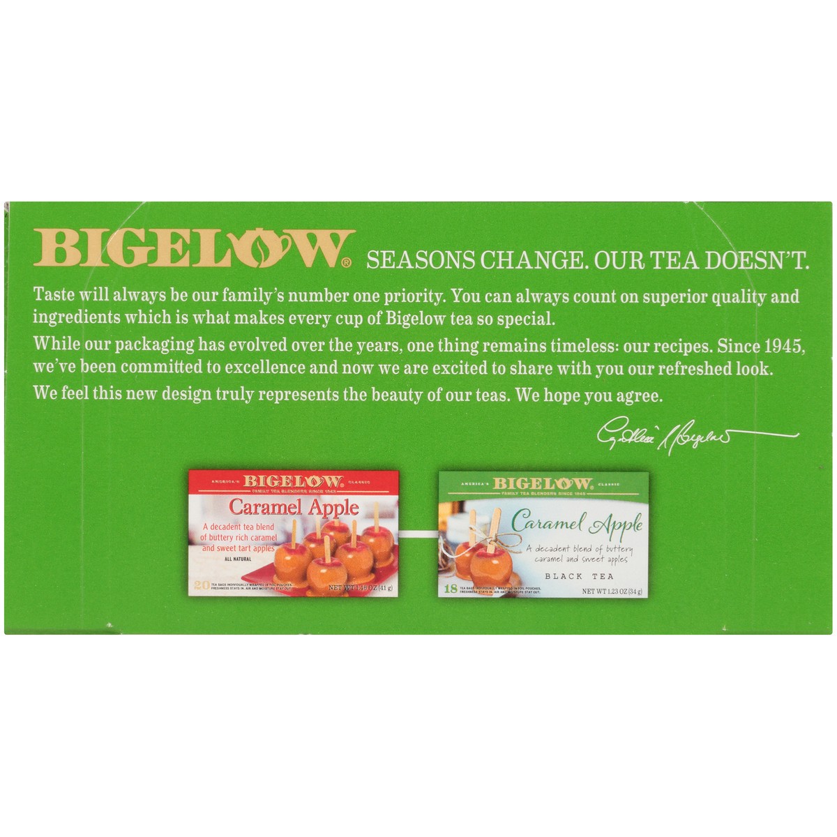 slide 9 of 9, Bigelow Caramel Apple Black Tea - 18 ct, 1.23 oz