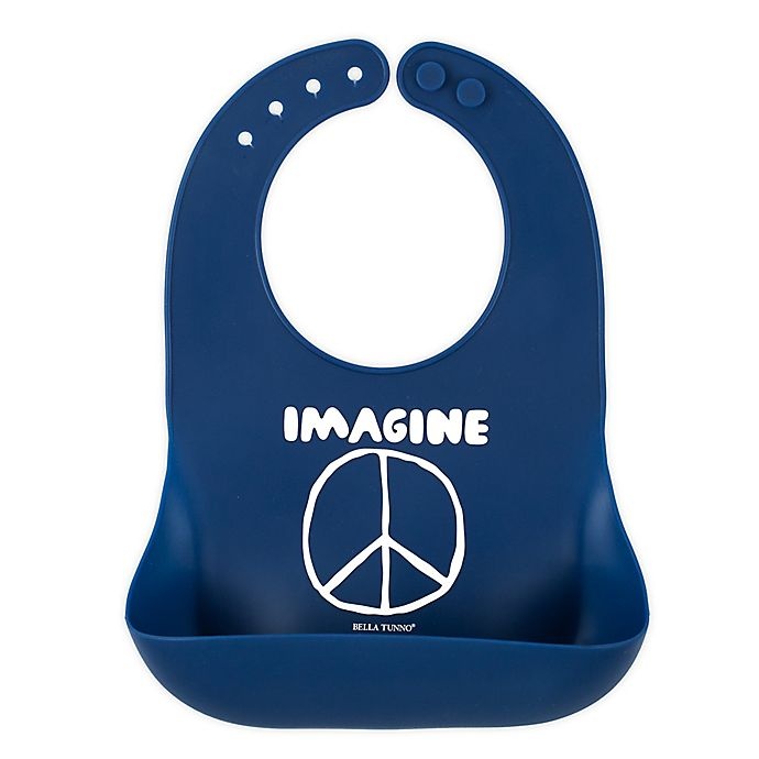 slide 1 of 1, Bella Tunno Kindness Collection Imagine Peace'' Wonder Bib'', 1 ct