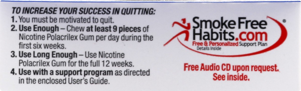 slide 8 of 9, TopCare Health 4 mg Mint Freeze Flavor Nicotine Gum 20 ea, 20 ct