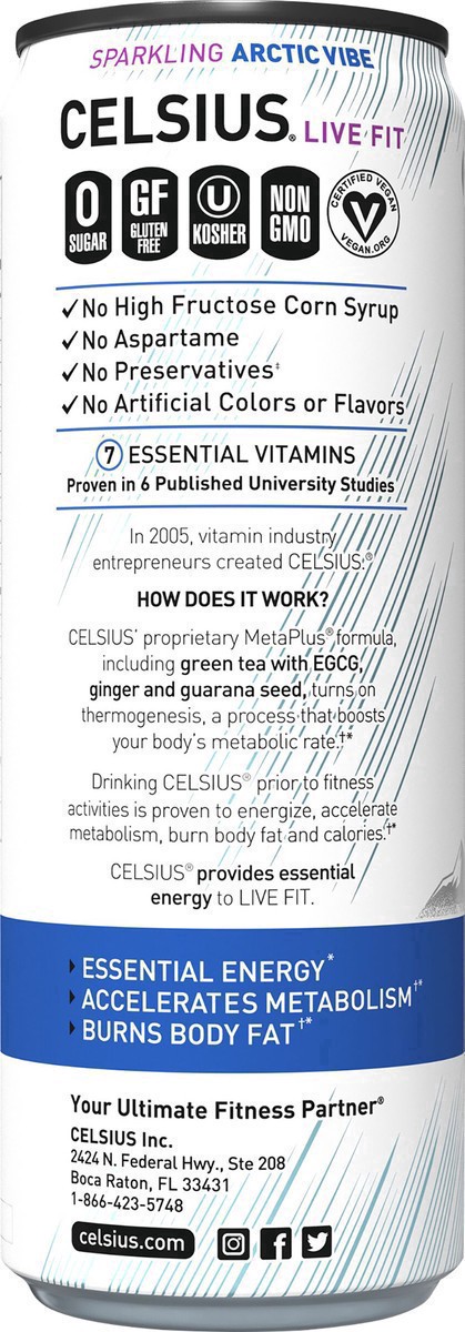 slide 20 of 21, CELSIUS Energy Drink - 12 fl oz, 12 fl oz