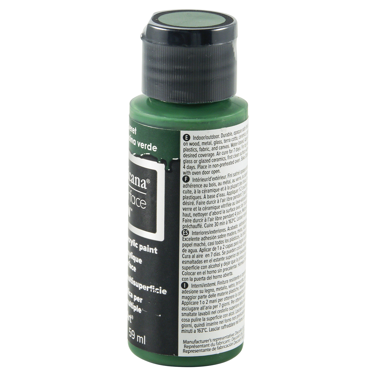 slide 3 of 4, Americana Multi Surface Paint Green Beret, 2 oz