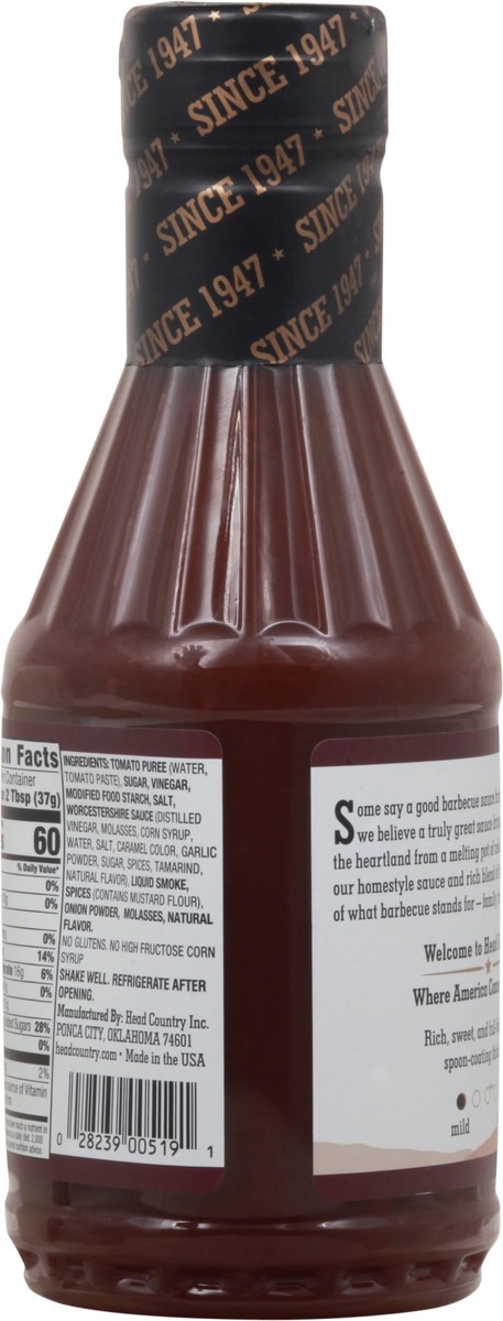 slide 11 of 14, Head Country Gluten Free Sweet & Sticky Bar-B-Q Sauce 20 oz, 20 oz