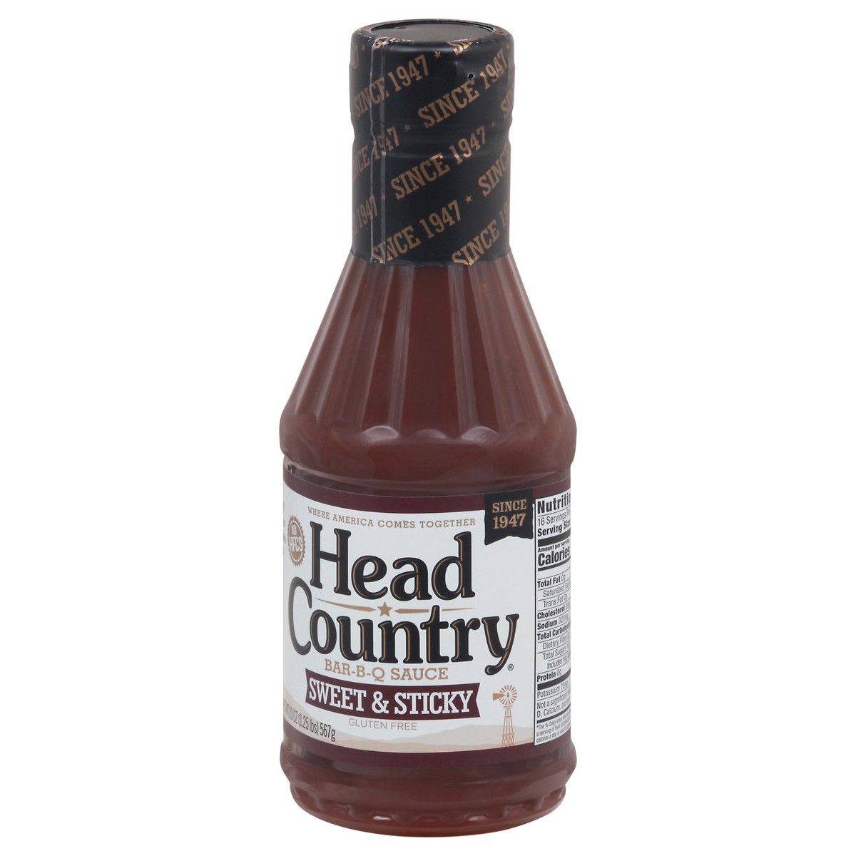 slide 5 of 14, Head Country Gluten Free Sweet & Sticky Bar-B-Q Sauce 20 oz, 20 oz