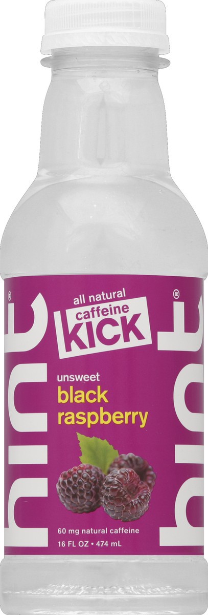 slide 3 of 4, hint Black Raspberry Kick Bottle, 16 fl oz