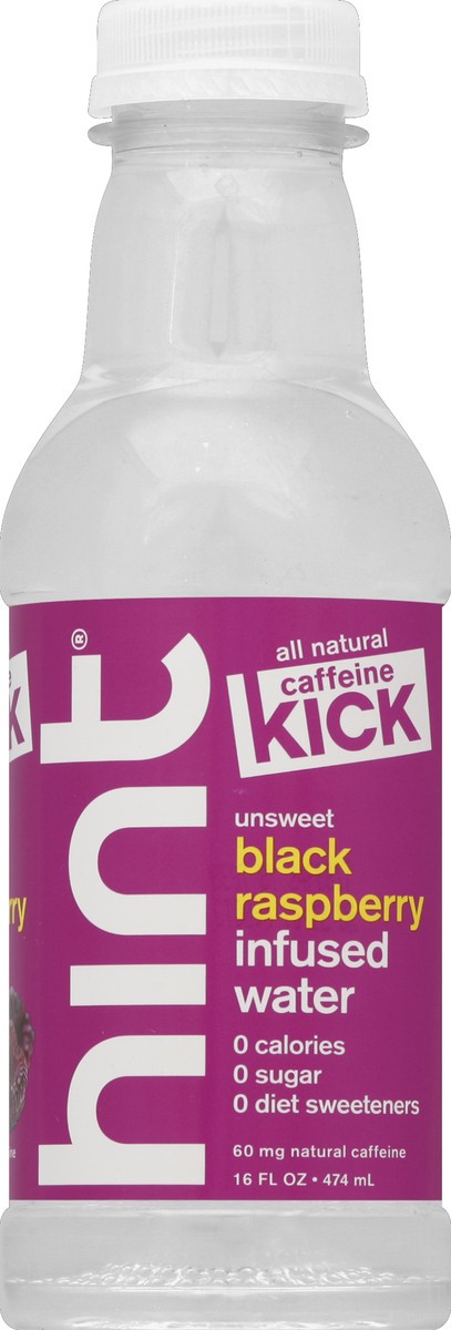 slide 4 of 4, hint Black Raspberry Kick Bottle, 16 fl oz