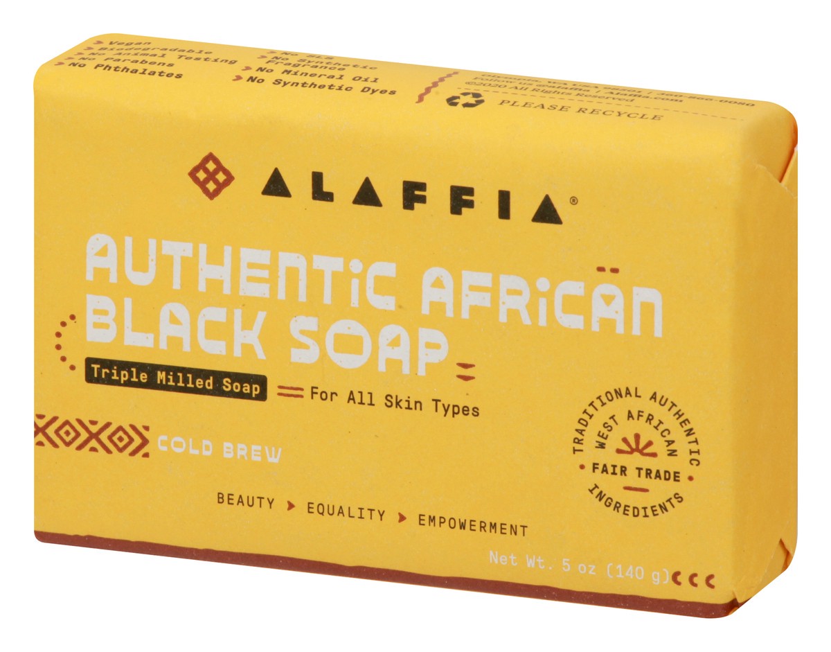 slide 5 of 12, Alaffia Authentic African Cold Brew Black Soap 5 oz, 5 oz