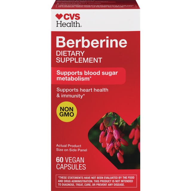 slide 1 of 1, Cvs Health Berberine, 60 ct