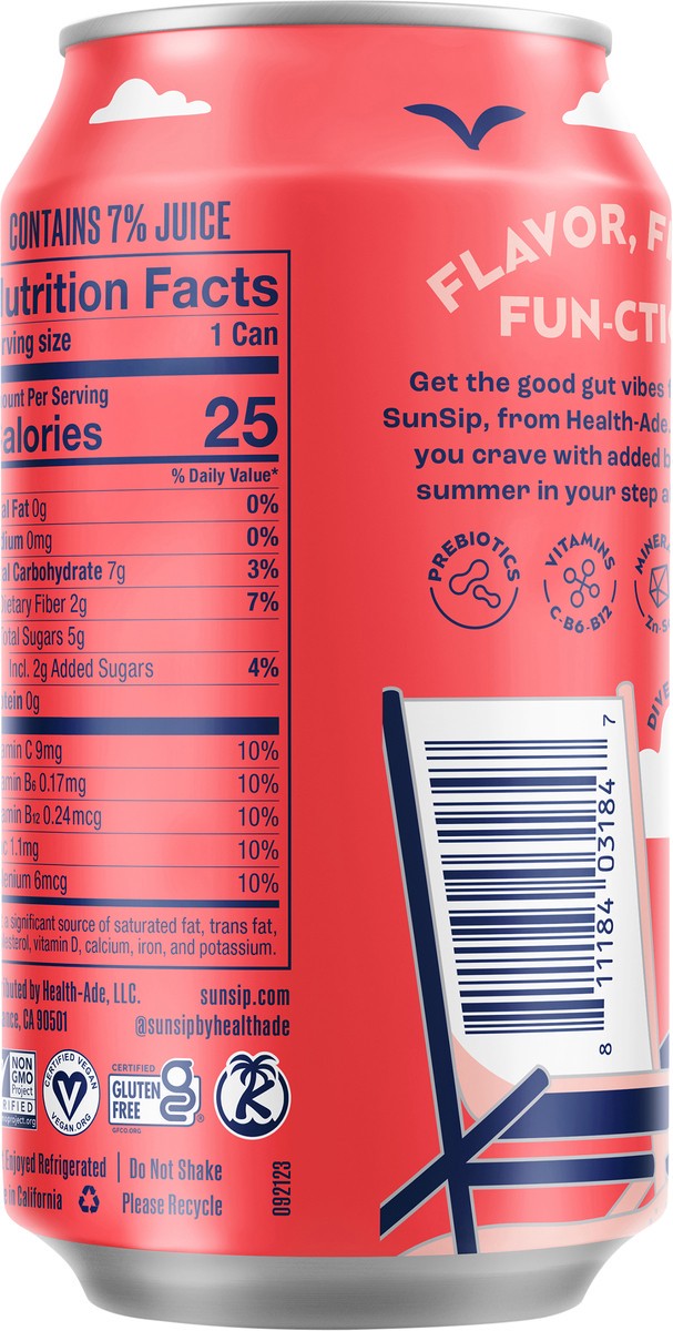 slide 9 of 9, Health-Ade Sun Sip Strawberry Vanilla Soda - 11.5 fl oz, 11.5 fl oz