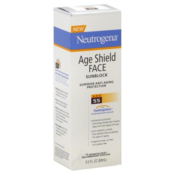 slide 1 of 1, Neutrogena Age Shield Face Sunblock, 3 oz