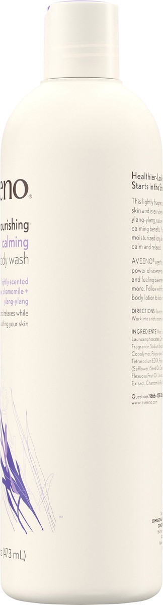 slide 3 of 11, Aveeno Lavender Body Wash Calming, 16 fl oz