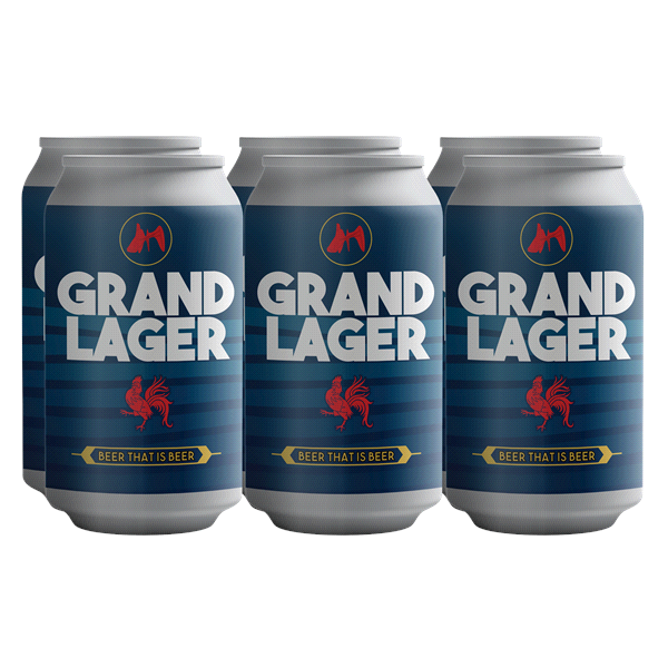 slide 1 of 1, OTHER-ALCOHOLIC BEVERAGES Vivant Grand Lager, 6 ct; 12 oz