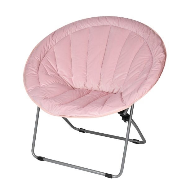 slide 3 of 4, Brenton Studio Papasan Plush Chair, Pink, 1 ct