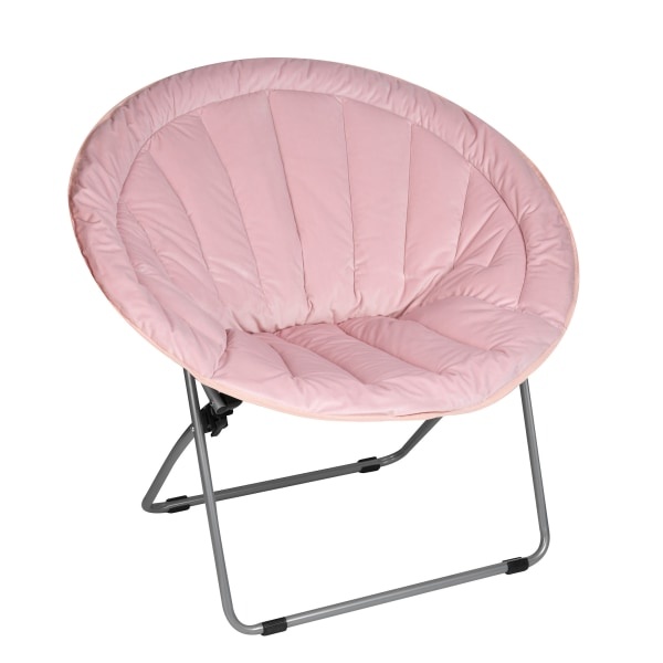 slide 1 of 4, Brenton Studio Papasan Plush Chair, Pink, 1 ct