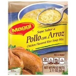 Maggi Chicken Flavored Rice Soup Mix 2.11 oz.