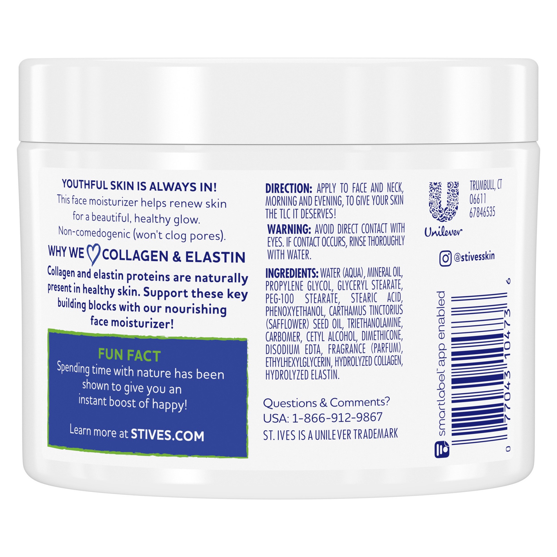 slide 3 of 4, St. Ives Collagen Elastin Facial Moisturizer, 10 oz